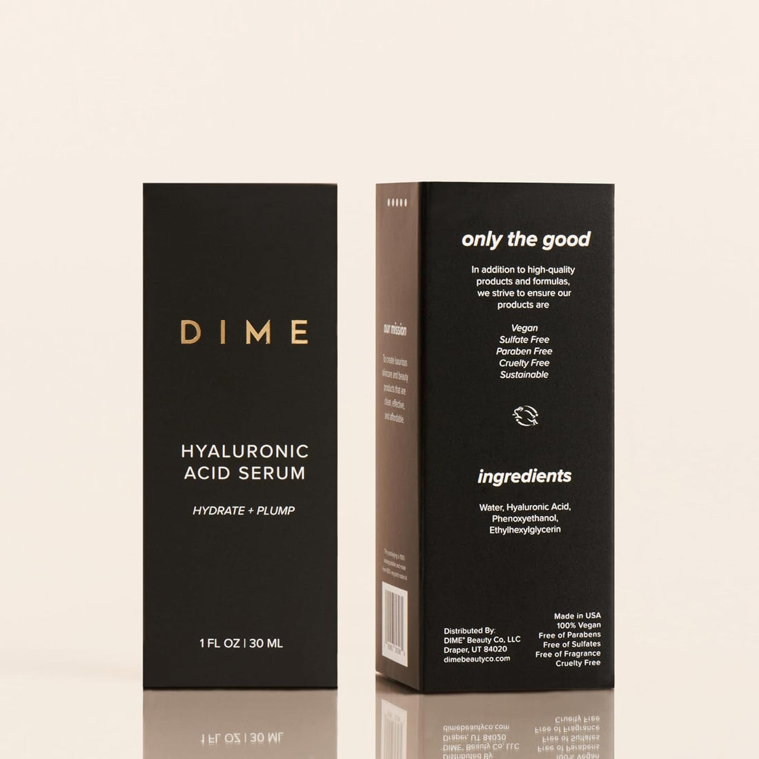 DIME Hyaluronic Acid Serum - 30ml | Deep Hydration & Skin-Plumping Glow Booster