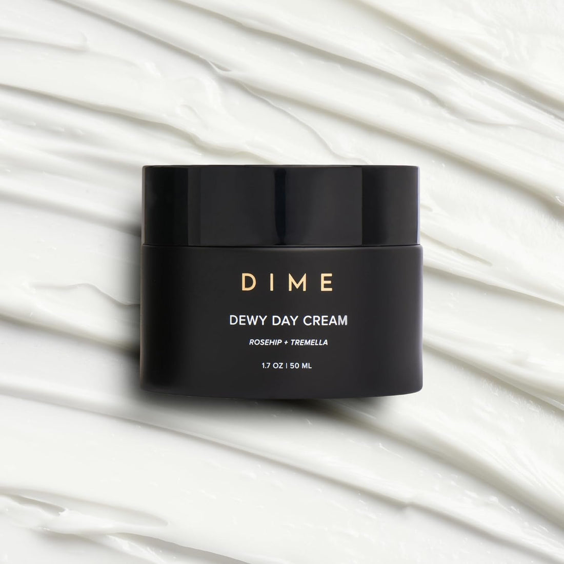 DIME Dewy Day Cream - 50ml | Lightweight, Vegan Daily Moisturiser for Hydration, Firmness & Radiance