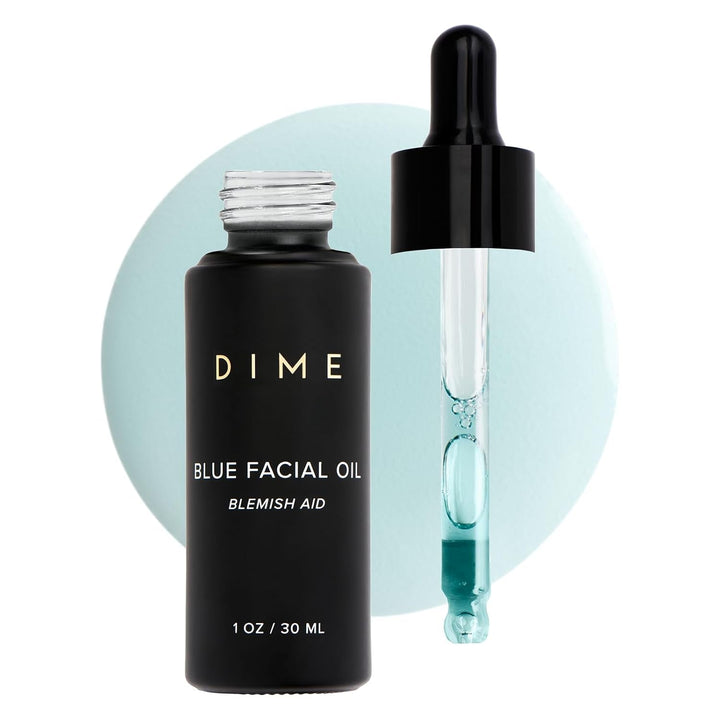 DIME Blue Facial Oil - 30ml | Calming Hydration & Blemish Relief with Blue Tansy & Rosehip