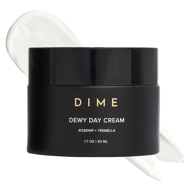 DIME Dewy Day Cream - 50ml | Lightweight, Vegan Daily Moisturiser for Hydration, Firmness & Radiance