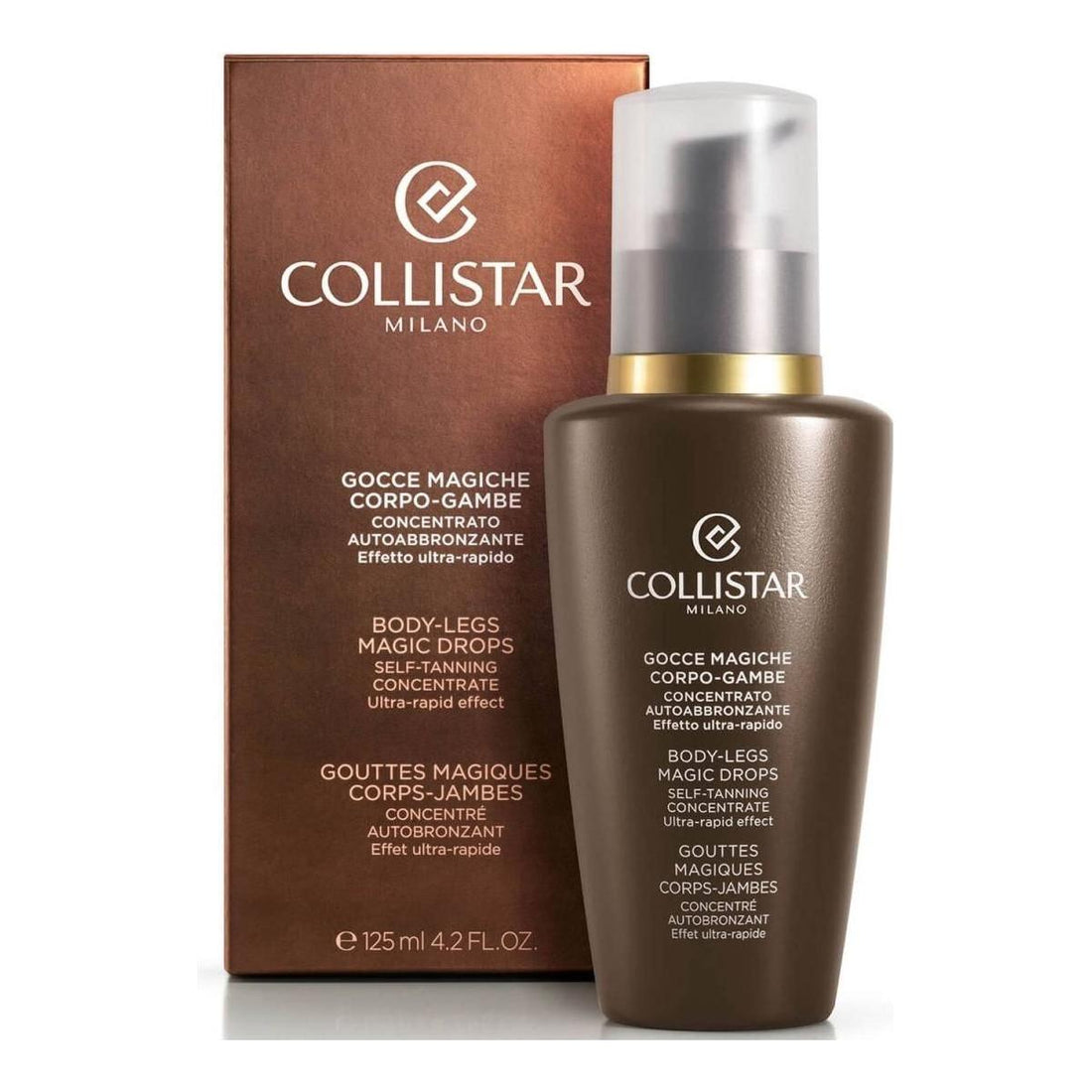 COLLISTAR Self-Tanning Legs Magic Drops | Rapid, Streak-Free Tan in Under 1 Hour