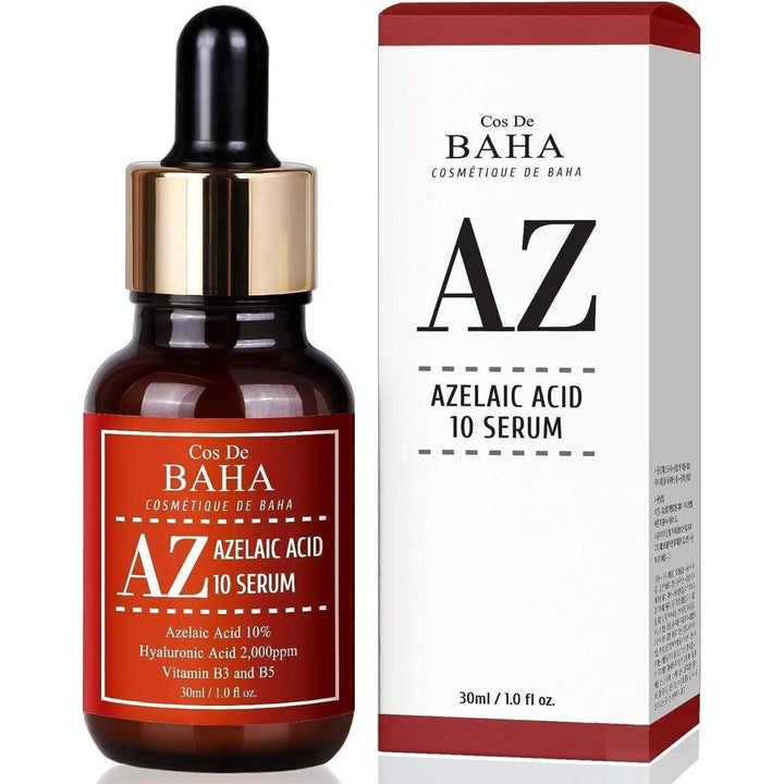 Cos De Baha Azelaic Acid 10% Facial Serum 30ml | Acne & Hyperpigmentation Treatment
