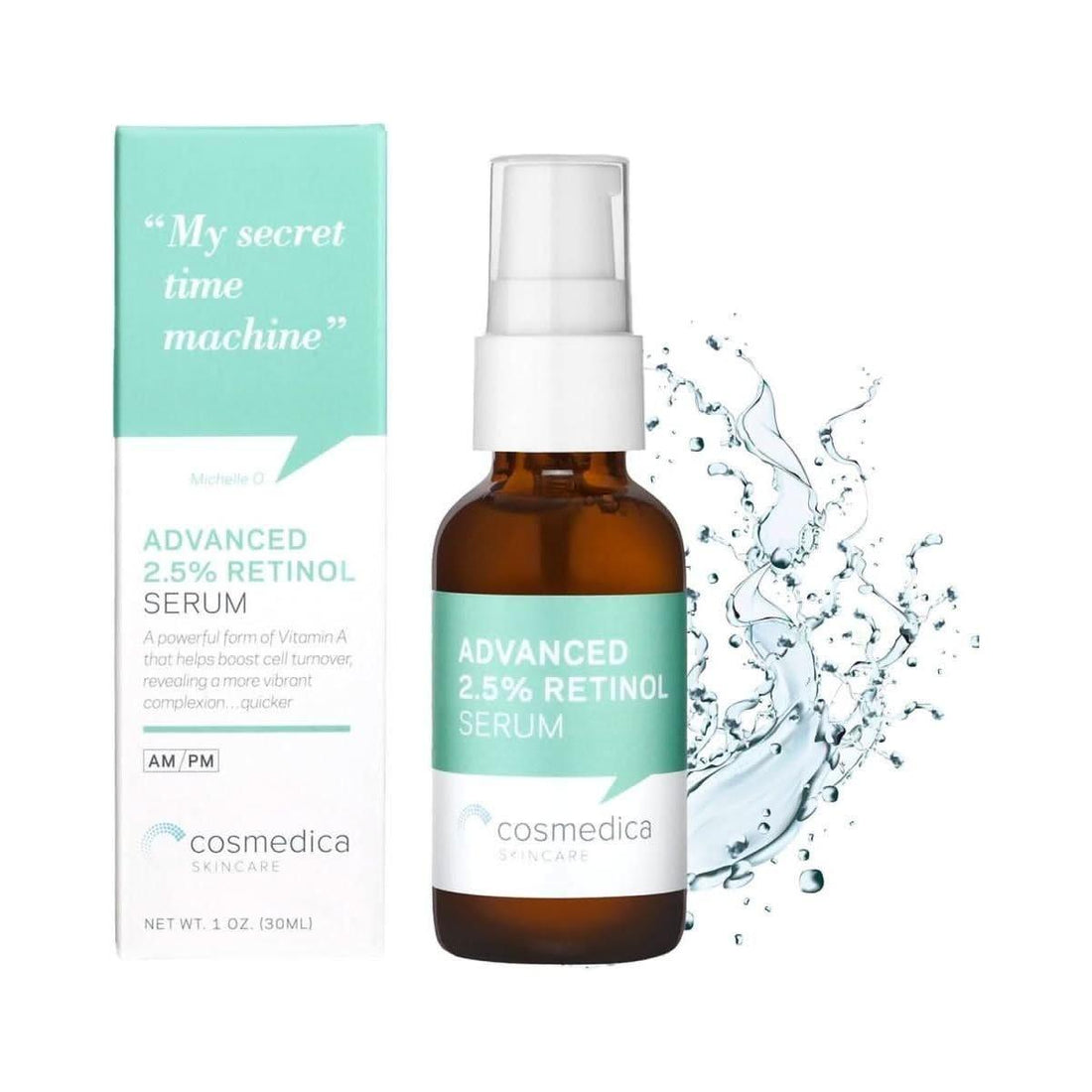 Cosmedica Skincare 2.5% Retinol Facial Night Cream 50ml | Hydrating Night Cream for Smoother, Brighter Skin
