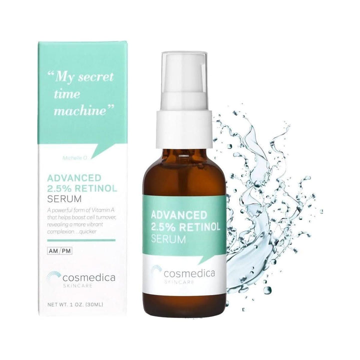 Cosmedica Skincare 2.5% Retinol Facial Night Cream 50ml | Hydrating Night Cream for Smoother, Brighter Skin