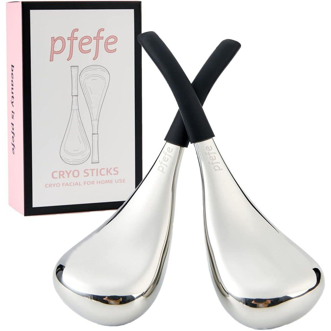 Cryo Cooling Facial Globes | Professional Stainless Steel Ice Therapy Tools