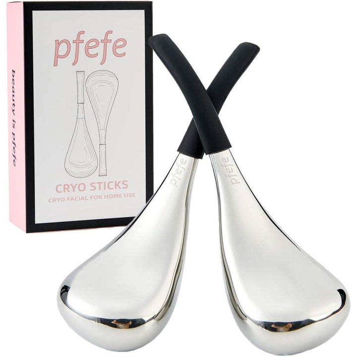 Cryo Cooling Facial Globes | Professional Stainless Steel Ice Therapy Tools