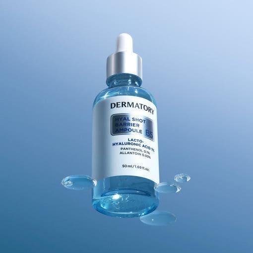 DERMATORY Hyal Shot Barrier Ampoule B5 50ml | Deep Hydration & Moisture Barrier Care