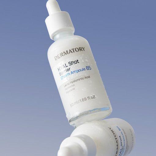 DERMATORY Hyal Shot Barrier Cream Ampoule B5 50ml | Intense Hydration & Skin Barrier Repair