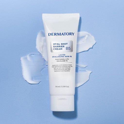 DERMATORY Hyal Shot Barrier Cream B5 70ml | Intense Hydration & 100-Hour Moisture Lock