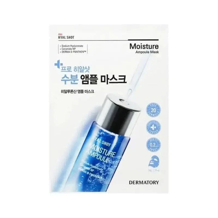 DERMATORY Pro Ampoule Shot Mask 34g x 10 Sheets | Targeted Skincare Solutions