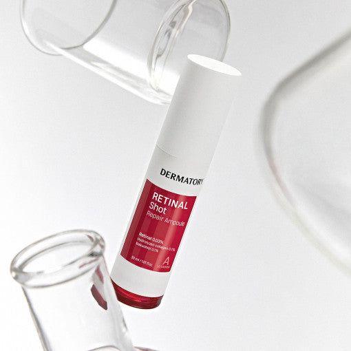 DERMATORY Retinal Shot Firming & Repair Ampoule - 30ml | Intensive Anti-Aging & Pore-Tightening Treatment