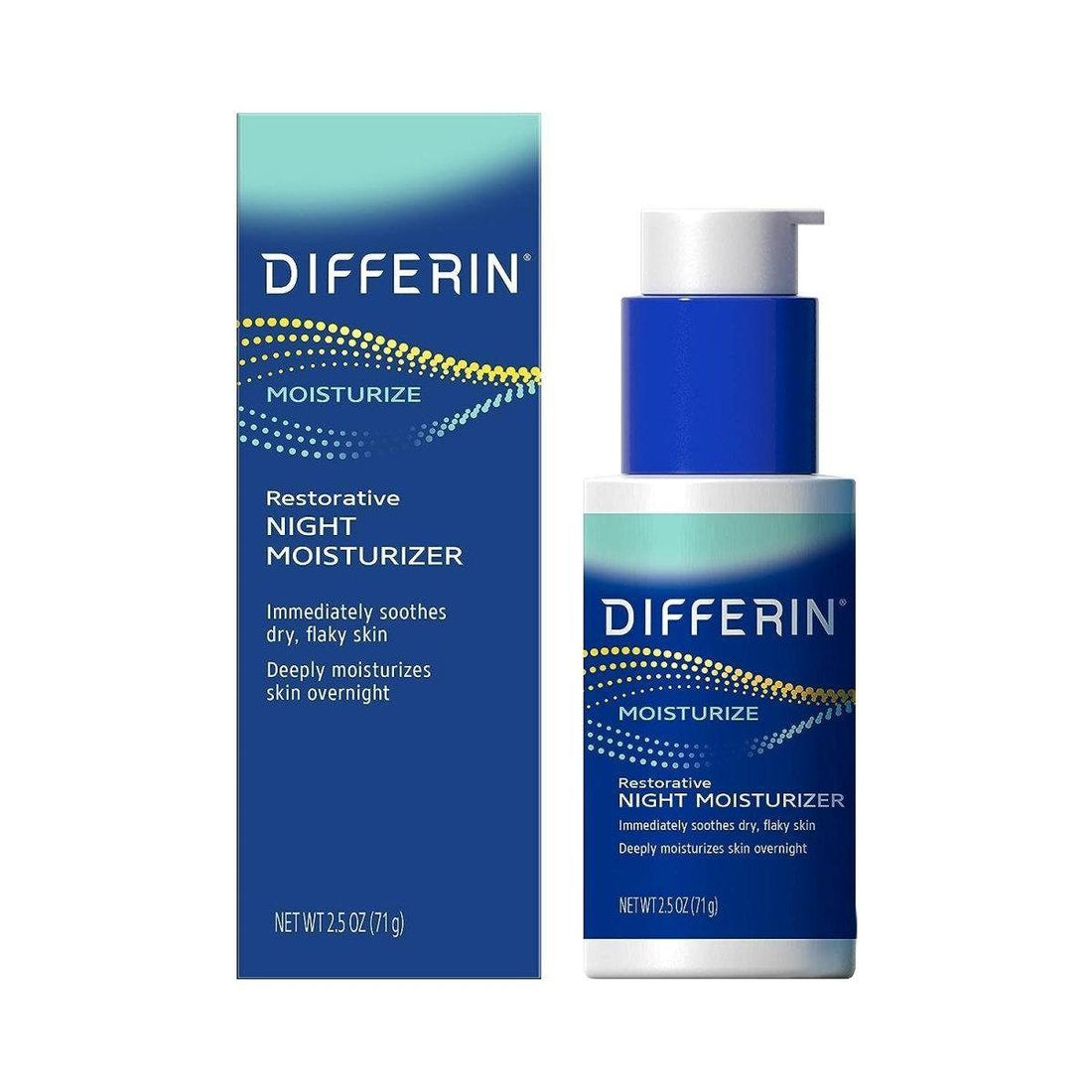 Differin Night Cream with Hyaluronic Acid 71ml Deep Hydration & Skin Barrier Repair Wake Up to Replenished Skin