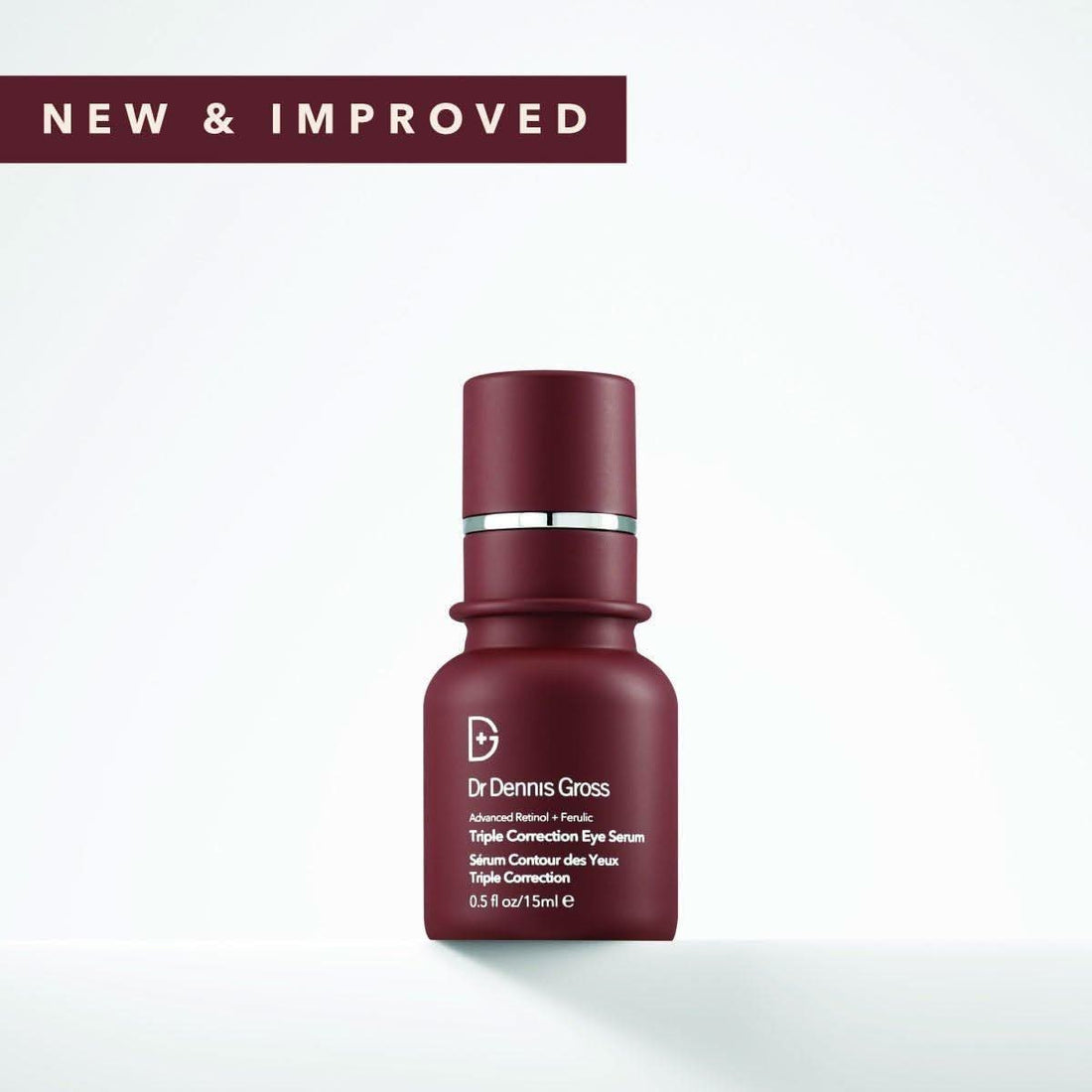 Dr. Dennis Gross Advanced Retinol & Ferulic Triple Correction Eye Serum 15ml | Firming, Hydrating & Wrinkle-Reducing