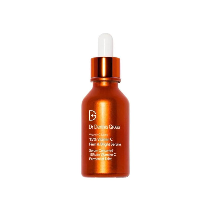 Dr. Dennis Gross Vitamin C Lactic 15% Firm & Brighten Serum 30ml | Radiance-Boosting & Anti-Aging Formula