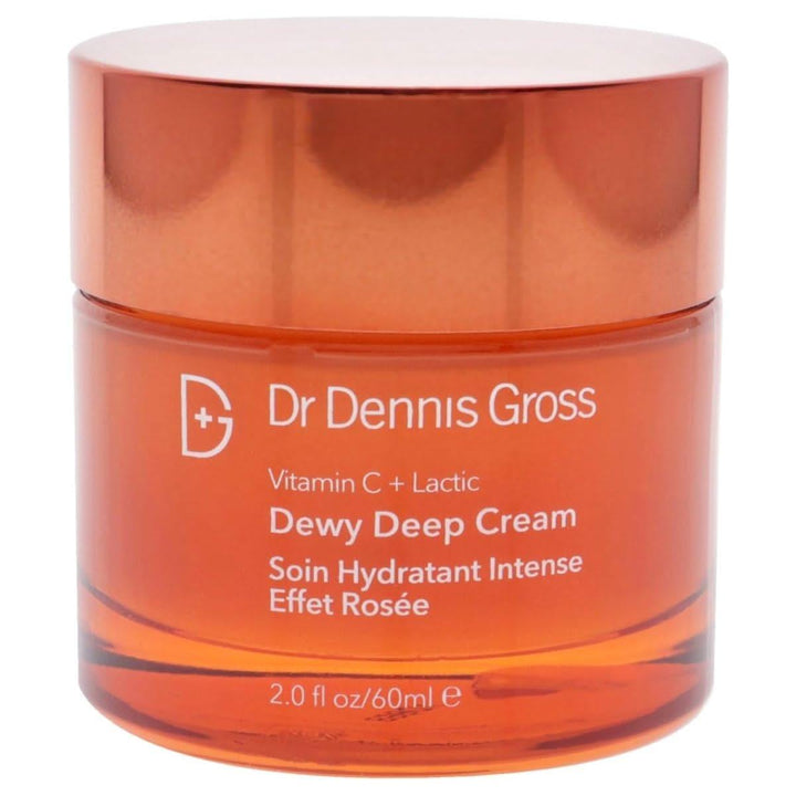 Dr. Dennis Gross Vitamin C + Lactic Dewy Deep Cream 60ml | Brightening & Hydrating Anti-Aging Moisturizer