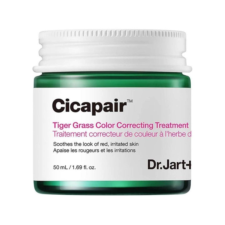 Dr. Jart+ Cicapair Tiger Grass Color Correcting Treatment 50ml | Redness Relief & Color Correction with Centella Asiatica & SPF Protection