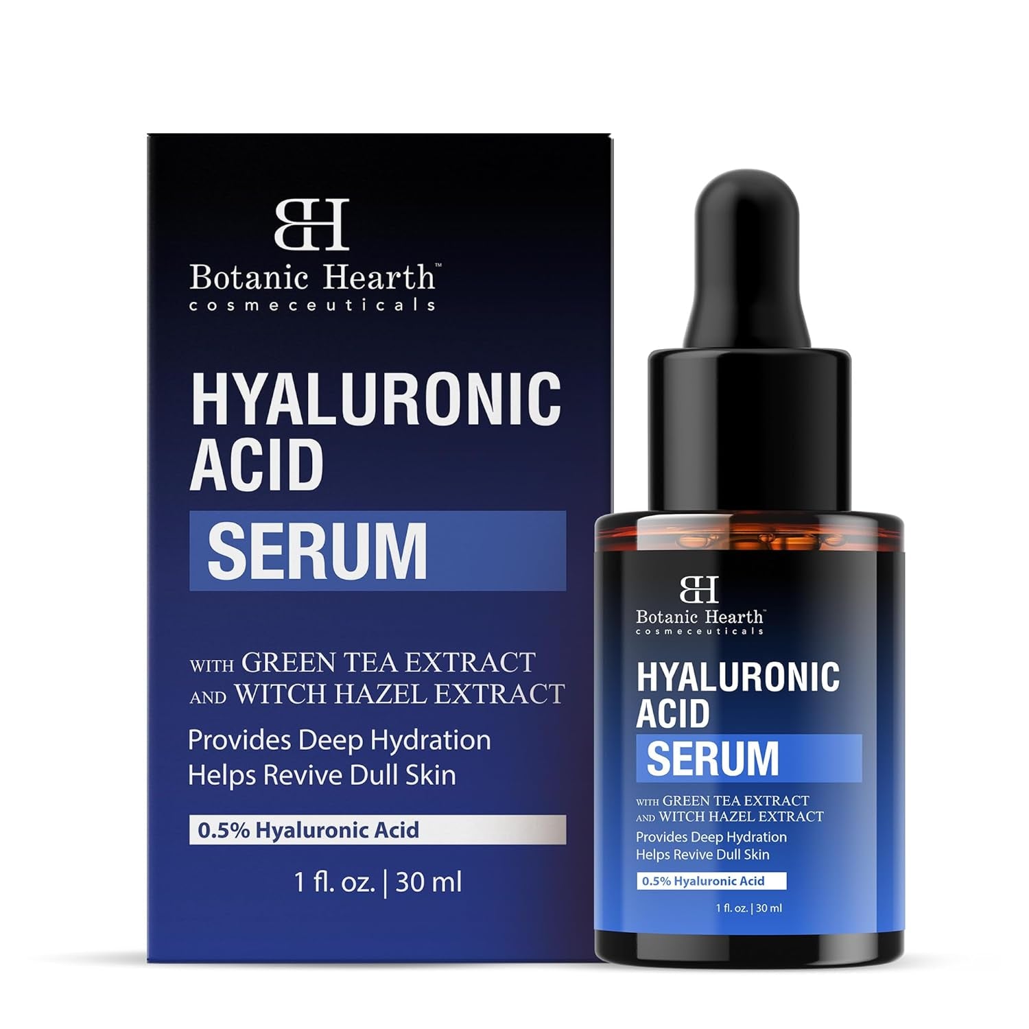 Botanic Hearth Hyaluronic Acid Serum ¨C 30ml | Deep Hydration & Plumping for Smooth, Youthful Skin