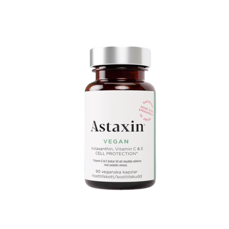 ASTAXIN Vagen Astaxanthin, Vitamin C & E 90 Capsules | Advanced Antioxidant & Cell Protection Supplement