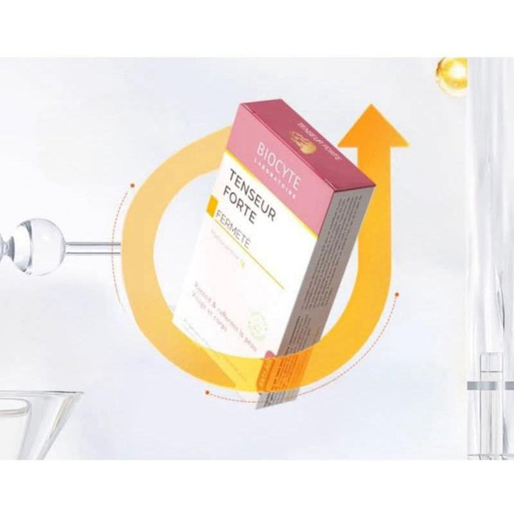BIOCYTE Tenseur Forte Firming & Sculpting Capsules (40 Capsules) | Collagen Support for Lifted, Defined Facial Contours BIOCYTE