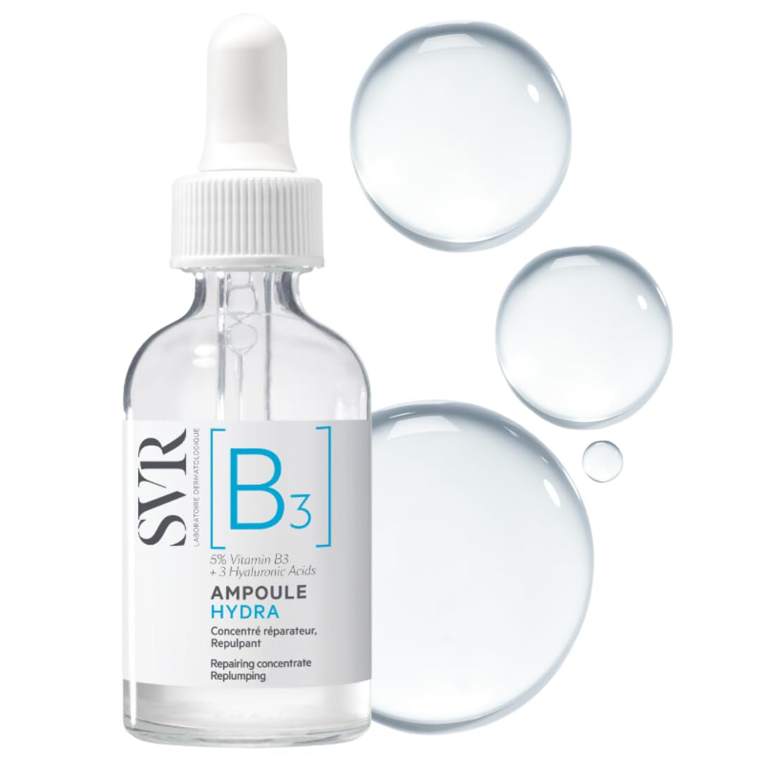 SVR [B3] Ampoule Hydra 30ml | 5% Niacinamide + 3 Hyaluronic Acids for Intense Hydration & Skin Barrier Repair