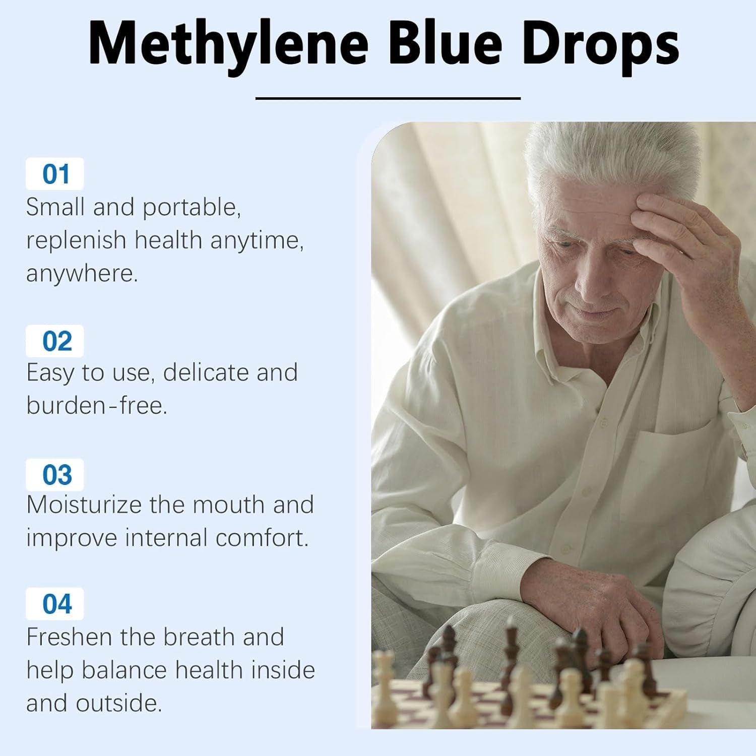 Rulinal Methylene Blue Drops 30ml | Mild, Safe & Effective Energy + Mitochondrial Support