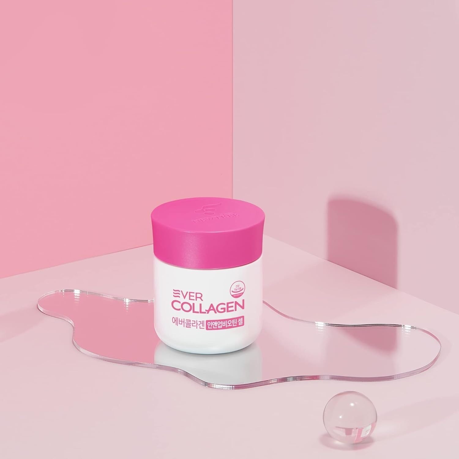 Ever Collagen In& Up Biotin Cell Tablets | Marine Collagen Peptides for Skin, Hair & Nails - 50ml