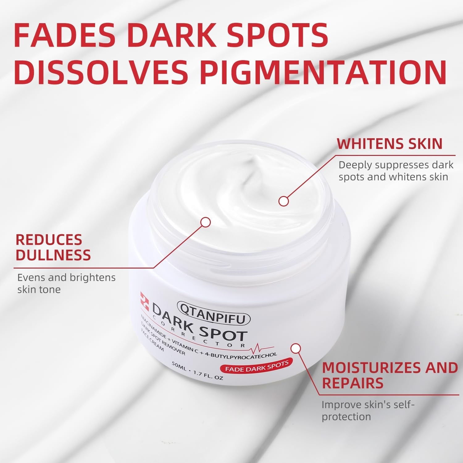 QTANPIFU Dark Spot Corrector – 50ml | The Professional-Strength Targeted Solution for Stubborn Hyperpigmentation