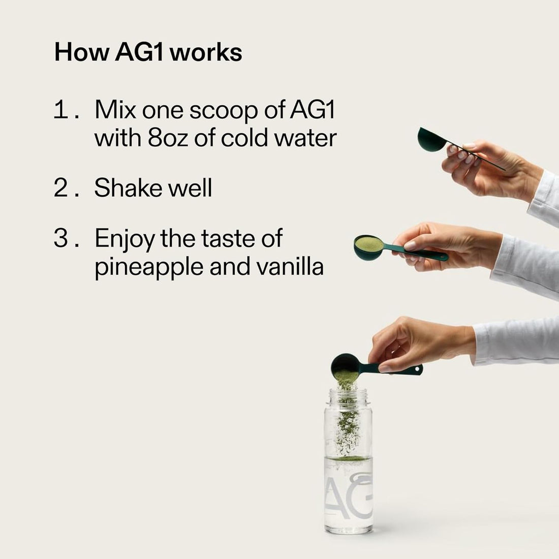 AG1 Greens Powder Refill Pouch – 360g, 30-Day Supply | All-in-One Daily Nutrition & Gut Health Support