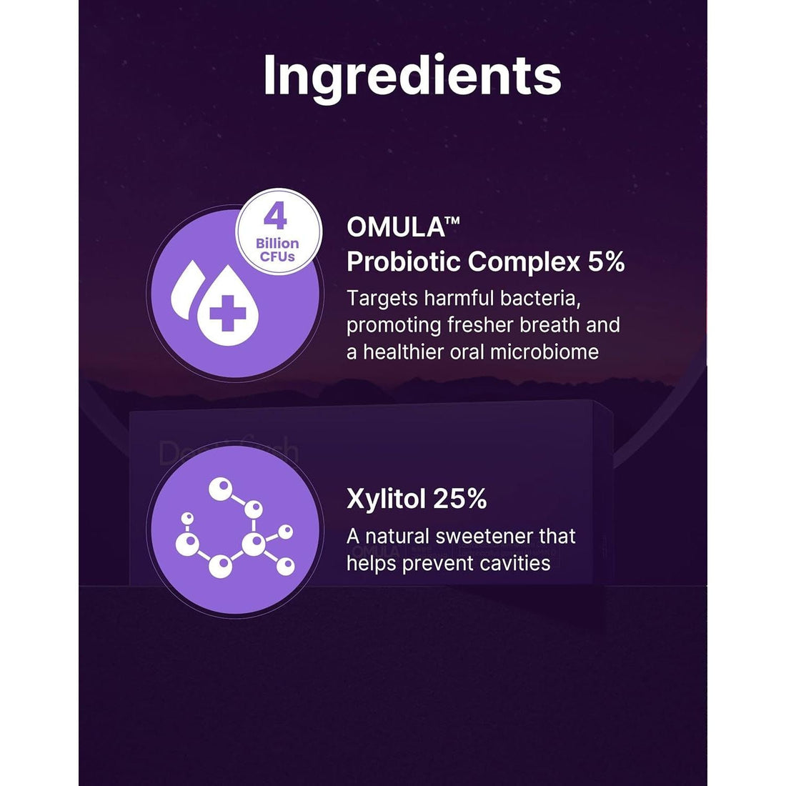 K-Nutra Dentifresh Purple - 30 Tablets | Probiotic Oral Care & Fresh Breath Support