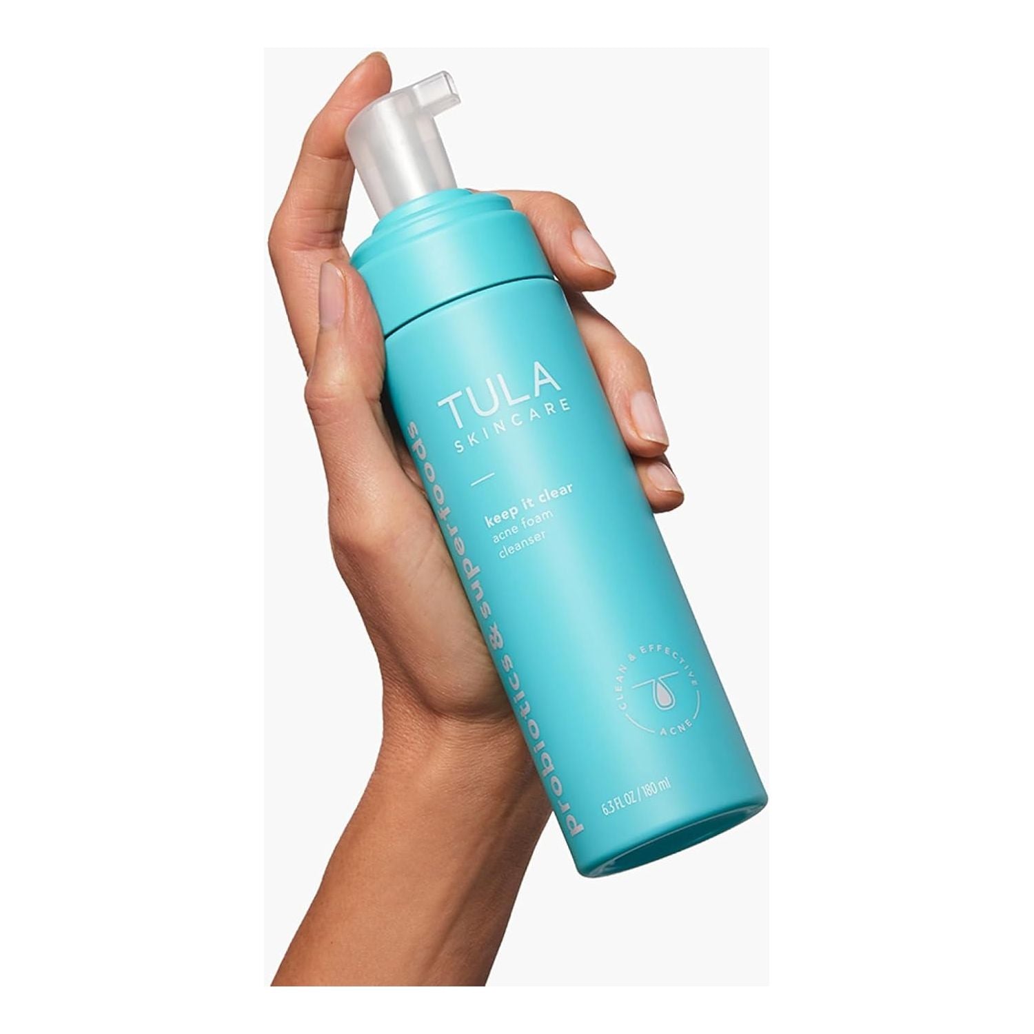 TULA SKINCARE Keep It Clear Acne Foam Cleanser - 186ml | Gentle, Effective Acne Treatment