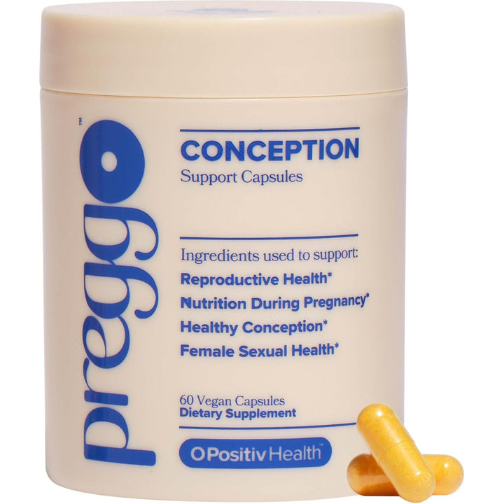 O Positiv Preggo Conception Support& 60 Capsules The OBGYN-Formulated Fertility Boost for Women Preparing for Pregnancy