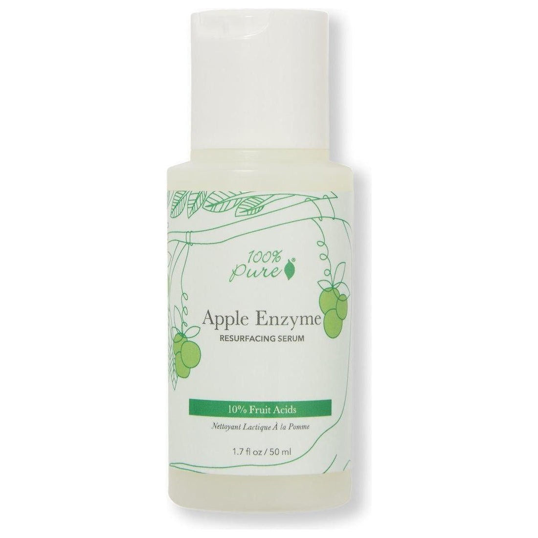 100% PURE Apple Enzyme Resurfacing Serum - 50ml | Brightening & Smoothing