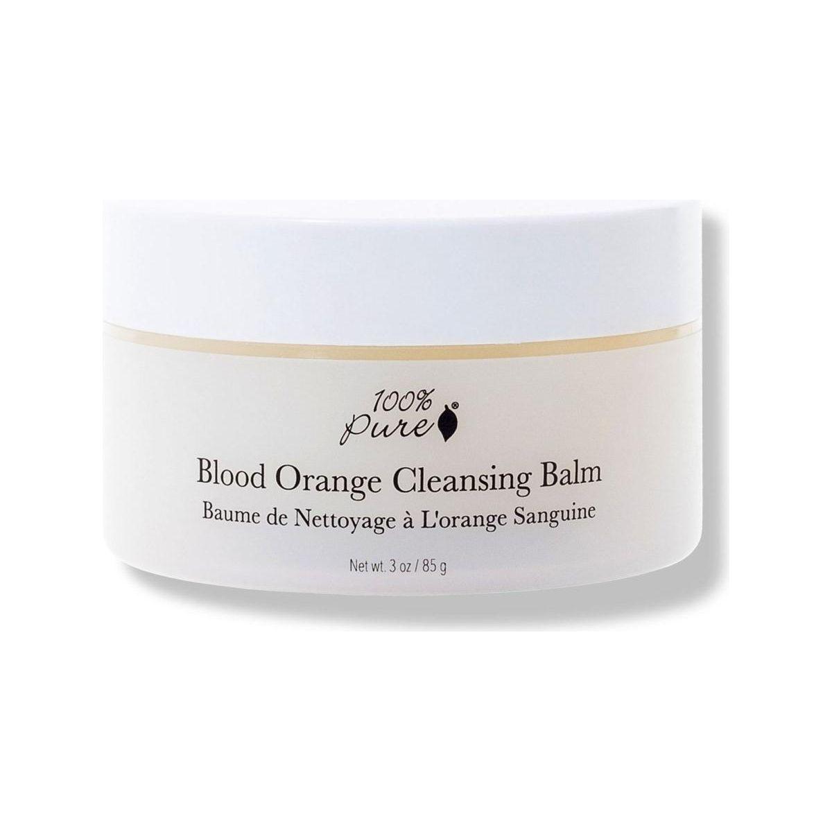 100% PURE Blood Orange Cleansing Balm - 89ml | Purifying & Moisturising Makeup Remover for Radiant Skin