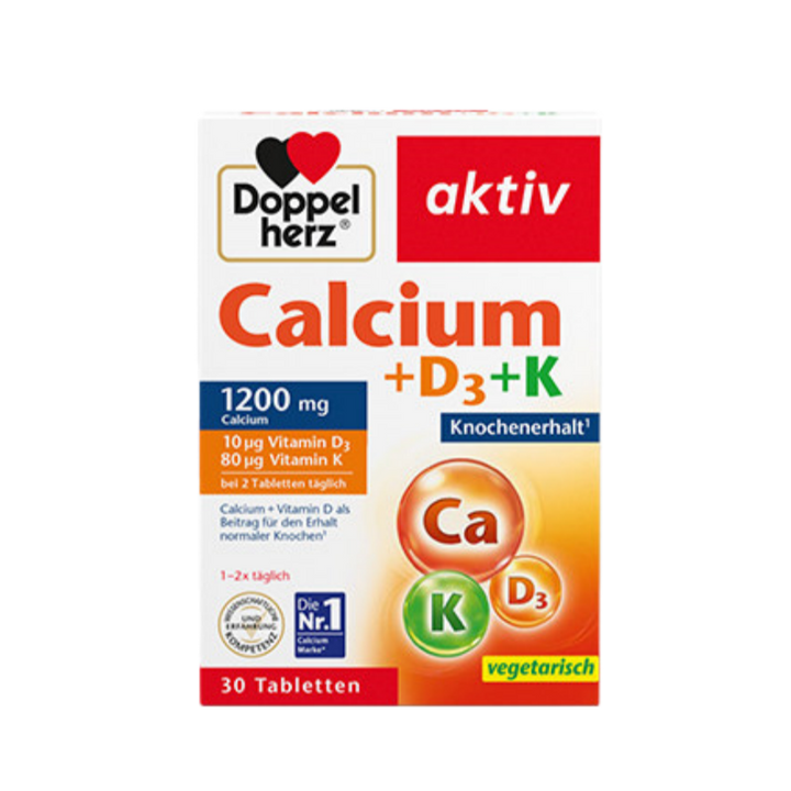 Doppelherz Calcium + Vitamin D3 + K Active Calcium