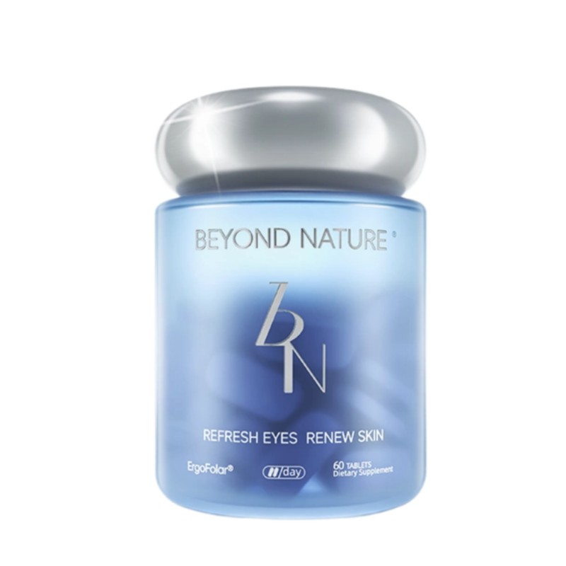 BeyondNature Eye Rejuvenation Bilberry Ergothioneine Lutein - 60 Capsules