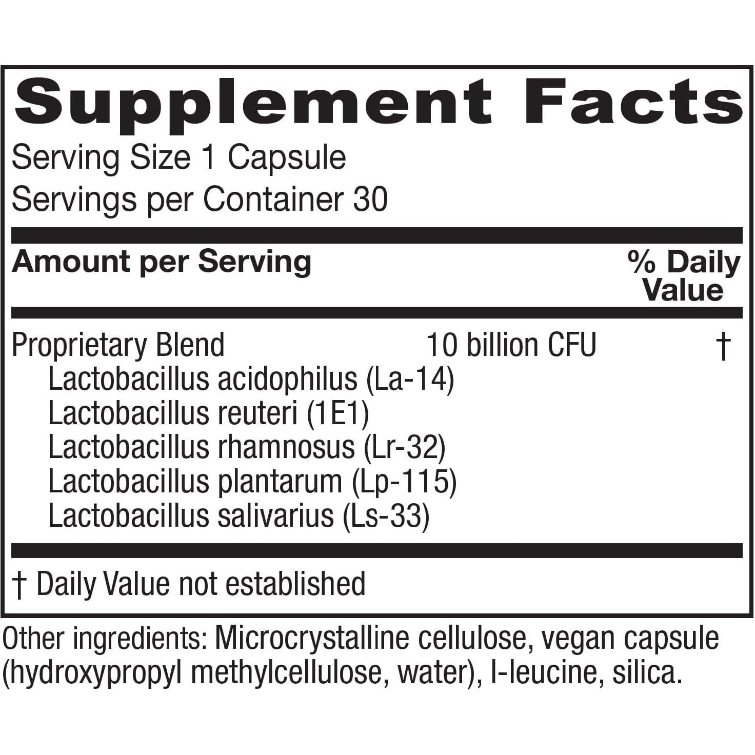 Vitanica FemEcology – 30 Capsules Vaginal & Gut Probiotic for Women’s Microflora & pH Balance