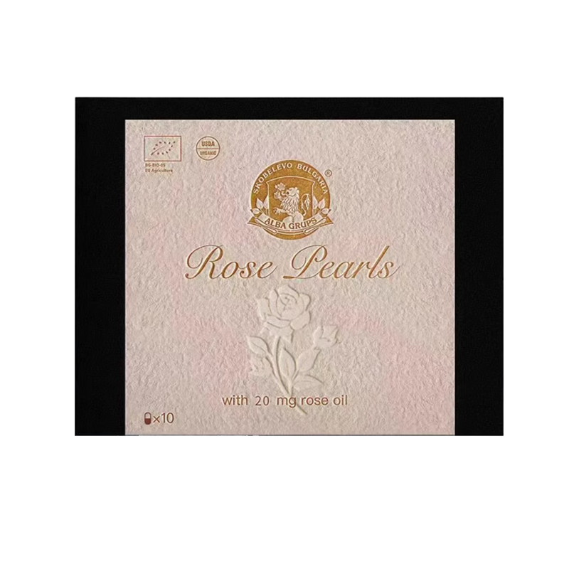 ALBA GRUPS White Rose Essential Oil Capsules 10 Capsules | Hormonal Balance, Detox & Radiance from Within