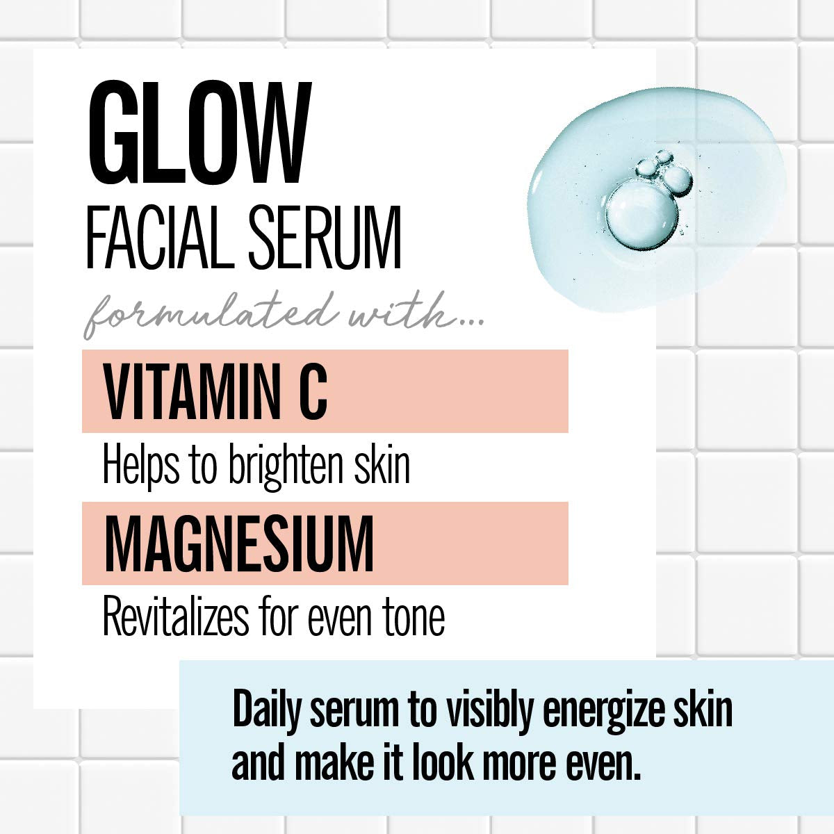 Valjean Labs Glow Facial Serum – 54ml | Brightening & Anti-Aging with Vitamin C & Magnesium