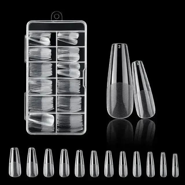 120Pcs American Capsule Gel X Coffin Nails - Seamless, Salon-Quality Finish Anytime