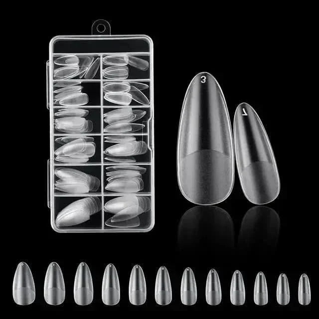 120Pcs American Capsule Gel X Coffin Nails - Seamless, Salon-Quality Finish Anytime
