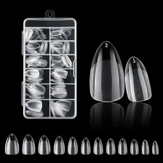 120Pcs American Capsule Gel X Coffin Nails - Seamless, Salon-Quality Finish Anytime
