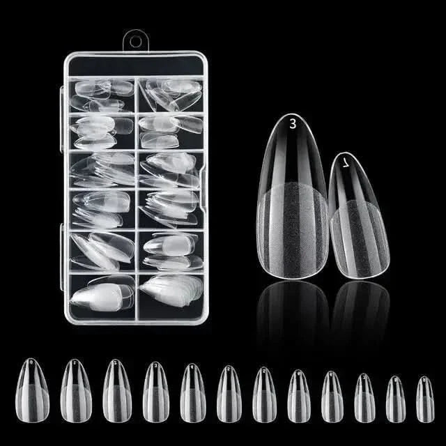 120Pcs American Capsule Gel X Coffin Nails - Seamless, Salon-Quality Finish Anytime