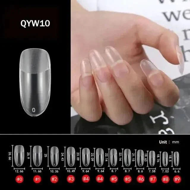 120Pcs American Capsule Gel X Coffin Nails - Seamless, Salon-Quality Finish Anytime