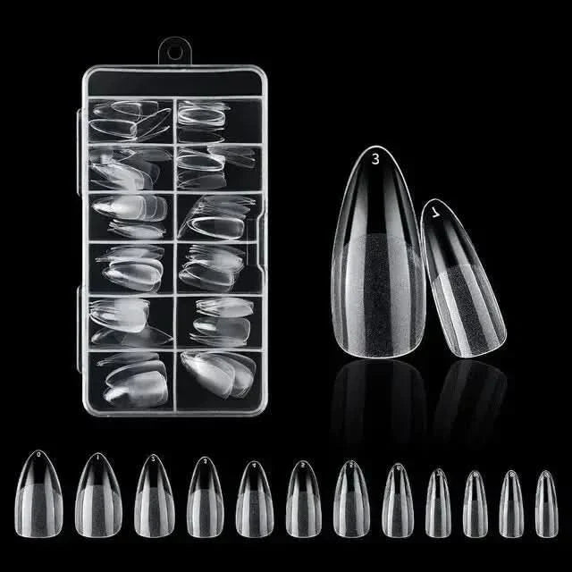 120Pcs American Capsule Gel X Coffin Nails - Seamless, Salon-Quality Finish Anytime