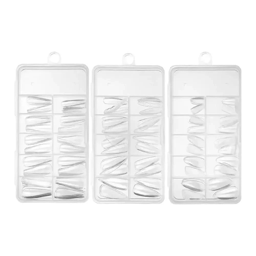 120Pcs American Capsule Gel X Coffin Nails - Seamless, Salon-Quality Finish Anytime