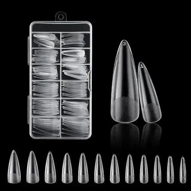 120Pcs American Capsule Gel X Coffin Nails - Seamless, Salon-Quality Finish Anytime