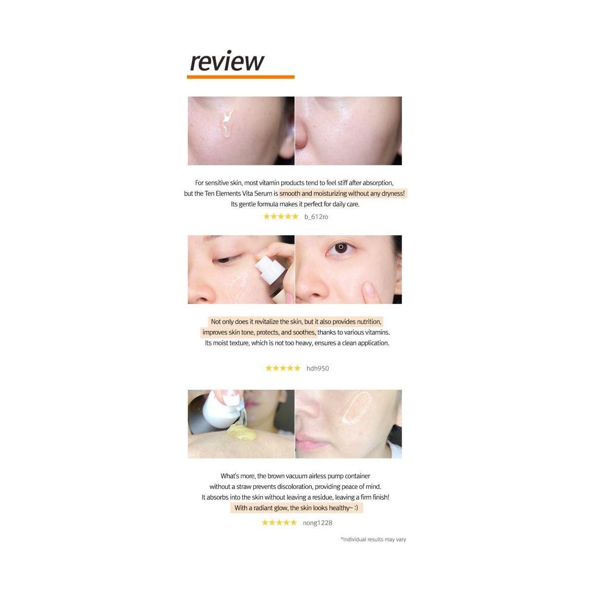 12GRABS 10 Elements Vita Serum - 50ml | Brighten, Hydrate & Strengthen Skin