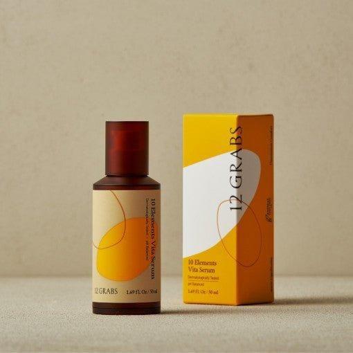 12GRABS 10 Elements Vita Serum - 50ml | Brighten, Hydrate & Strengthen Skin