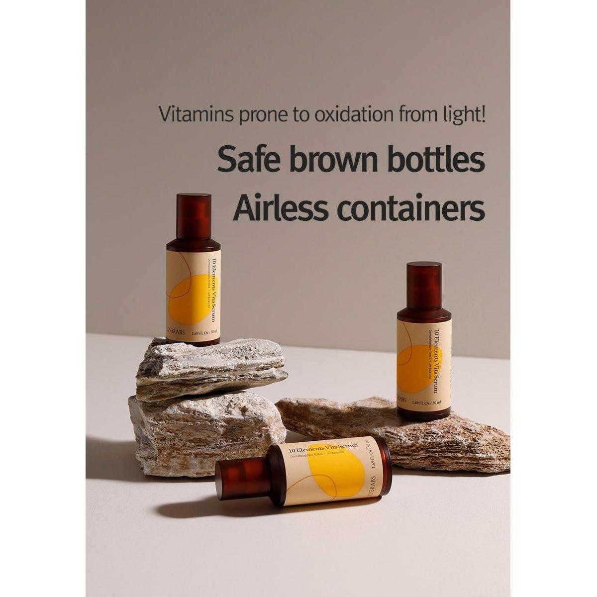 12GRABS 10 Elements Vita Serum - 50ml | Brighten, Hydrate & Strengthen Skin