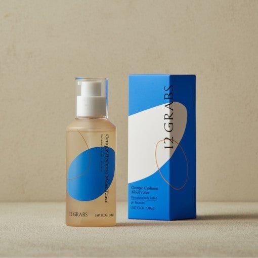 12GRABS Octuple Hyaluron Moist Toner - 150ml | Intense Hydration & Skin Barrier Support